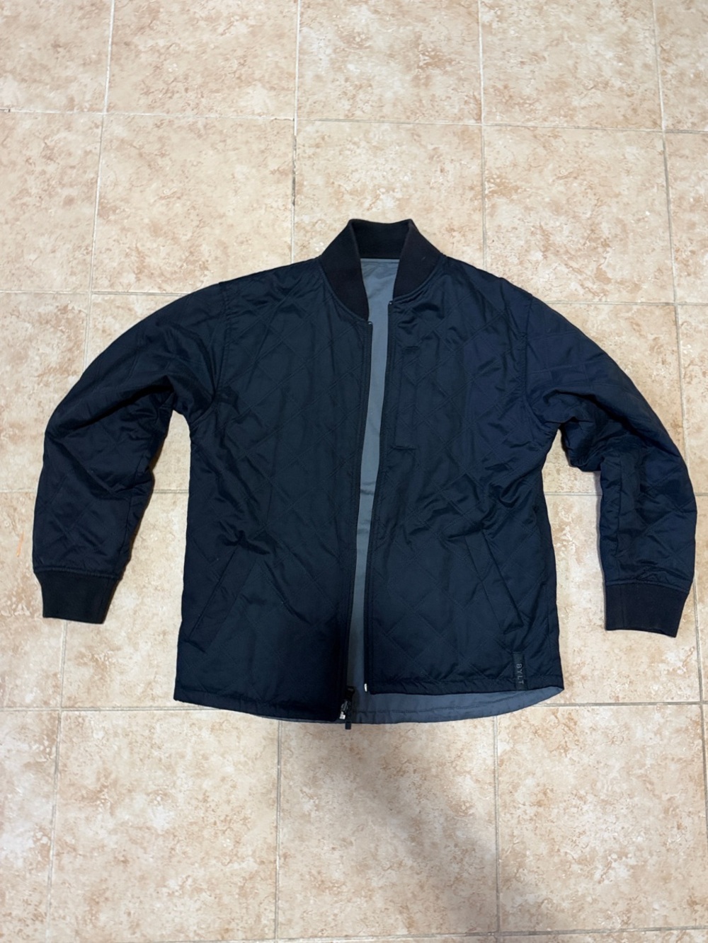 Men's Quilted Reversible Bomber Jacket